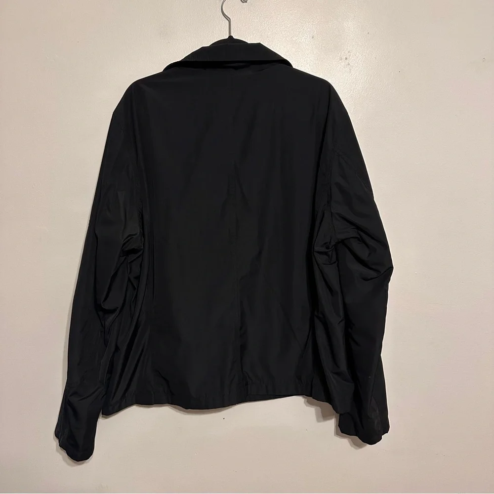 Banana Republic Men’s Nylon Club Zip Jacket size XL black